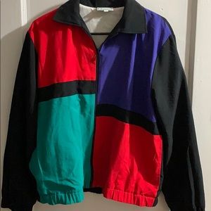Multicolored Windbreaker